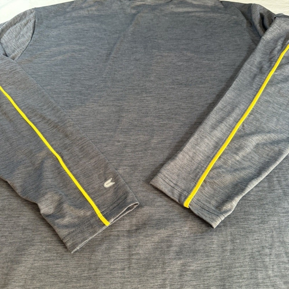 Colosseum Quarter Zip Pullover Mens XL Grey Oregon Ducks Long Sleeve Athletic - Picture 7 of 8
